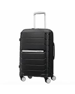 Samsonite Freeform 21-inch Cabin Suitcase, Lightweight Polypropylene Spinner Carry-On, Expandable, TSA Approved Lock | Black