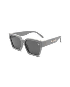 Belvoir & Co Hendrix Matte Grey Sunglasses, UV400 Protected Lenses, Unisex Polycarbonate Frame