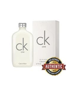 Calvin Klein CK One Eau de Toilette Unisex, Fresh Citrus Floral Fragrance with Bergamot, Green Tea, Jasmine & Musk - 200ml