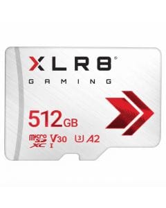 PNY XLR8 Gaming 512GB microSDXC Memory Card, UHS-I, U3, V30, A2, 100MB/s Read Speed