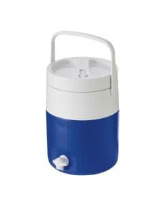 Coleman 2-Gallon Beverage Cooler Jug with Faucet, 7.6L, Wide-Mouth Top, Flip Spout & Bail Handle | Blue