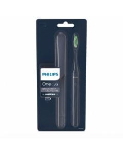Philips One by Sonicare Battery Toothbrush HY1100/04, Midnight Blue - Portable Electric Toothbrush