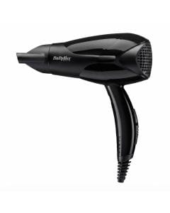 BaByliss Powerlight Hair Dryer, 2000W, 2 Heat & 2 Speed Settings, Cool Setting, Lightweight Quick-Dry Design | Black - D212SDE