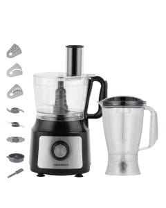 Daewoo Food Processor + Blender 500W Multi-Function Kitchen Combo | DFP 5030 | Black