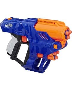 Nerf Elite Shellstrike DS-6 Blaster, Break-Open Action, 2 Reloadable Shells, 6 Darts - E6170EU5