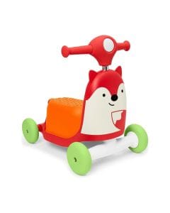 Skip Hop Fox Ride-On Push Toy Baby Walker First Ride Activity Learning Toy for Toddler 12 Months Indoor Outdoor Fox | 184350