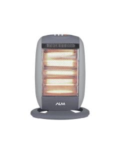ALM Halogen Room Heater, 1200W with 3 Heat Settings 400W/800W/1200W, Adjustable Thermostat, Portable Floor Standing Heater | ALM-SH1200