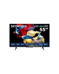 Skyworth 55 inch Nexo QD-Mini LED UHD Google TV, 60Hz Native (120Hz Turbo Motion), Dolby Vision & Atmos, 54-Zone Local Dimming | 55X6600H 