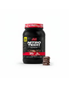 MuscleTech Nitro-Tech Whey Protein Isolate & Peptides - 30g Protein, 3g Creatine