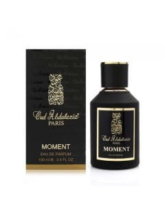 Oud Abdulaziz Moment Eau de Parfum, Luxury Unisex Perfume, Saffron Musk & Patchouli Fragrance, Long-Lasting Arabic Scent - 100ml