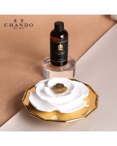 Chando Oriental Peony Reed Diffuser, Long-Lasting Peony Scent, Elegant Decorative Aroma Diffuser for Home & Office - 100ml 