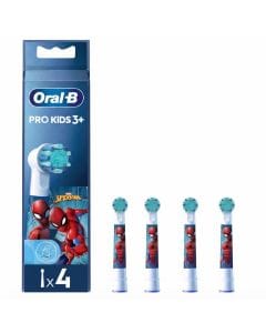 Oral-B Pro Kids Electric Toothbrush Heads, Spiderman Edition - Extra Soft Bristles for Ages 3+