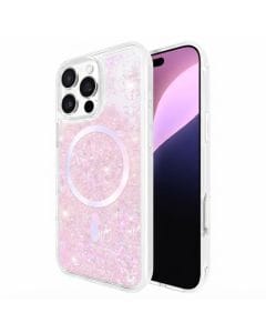 Case-Mate MagSafe Case for iPhone 16 Pro Max, Iridescent Liquid Glitter Protective Cover