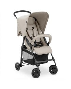 Hauck Sport Travel Buggy Lightweight Foldable Stroller, 5.9kg, Adjustable Reclining Seat, Perfect Choice for Vacations Tango/Caviar