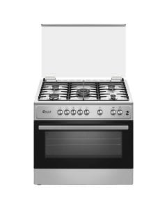 Oscar 90x60cm Freestanding Full Gas Cooking Range, Gas Oven, Turbo Fan, Full Safety System, Stainless Steel Finish | Inox - 9060FG
