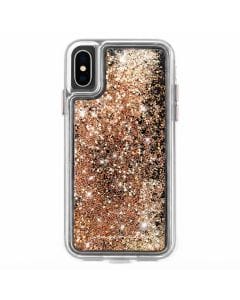 Case-Mate Waterfall Case for iPhone XS and iPhone X, Gold (CM037710), Protective Cover with Camera Design