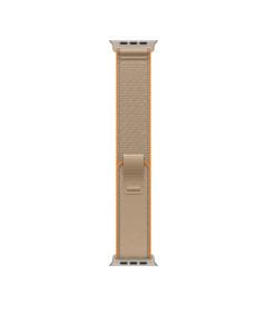 Apple Watch 49mm Trail Loop, Small, Natural Titanium Finish, Lightweight Woven Sport Watch Band - Sand | MK8M4ZM/A