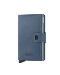 Secrid MO Ice Blue Card Wallet, Holds 4 Embossed or 6 Flat Cards, Extra Card Storage, Banknotes & Business Card Holder, Compact RFID Wallet