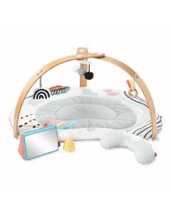 Skip Hop Discoverosity Montessori Inspired Gym Playmat  0-2 Years, 24+ Engaging Developmental Activities, 3 Ways to Play And Learn - Multicolour