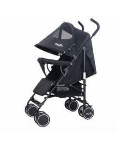 The Moon Brand Neo Plus Lightweight Travel Stroller, Foldable Umbrella Pushchair Up to 18 kg, 0 Months and up | Dark Grey