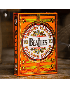 Theory II The Beatles Orange Playing Cards, Premium Collectible Deck, Official Music-Themed Design