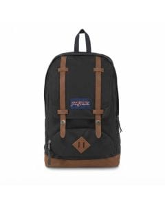JanSport Cortlandt Backpack - Durable Unisex School, Travel, and Outdoor Daypack with Premium Synthetic leather trim, durable fabric