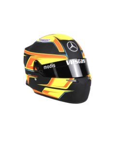 BBR Models Stoffel Vandoorne Mini Helmet, 1:2 Scale Racing Helmet Replica, Collectible Motorsport Memorabilia, Premium Display Model