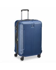 Delsey Depart Hard 61cm Expandable Hardside Luggage, 4 Double Spinner Wheels, ABS / Polycarbonate | Navy Blue