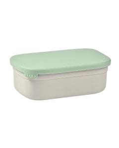 Beaba Stainless Steel Lunch Box, Lightweight & Portable, Safe & Stylish Design, BPA-Free, BPS Free - Velvet Gray/Sage Green
