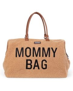 Childhome Big Mommy Bag, Multi-purpose, Full Of Accessories, Ultra Practical, Large Capacity, Easy To Clean - Teddy Beige