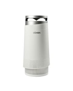 Beaba Air Purifier, Touch Screen Controls, Night Mode, 360 Degree Inlet And Outlet, 4 Stage Filtration System - White