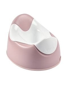 Beaba Ergonomic Training Potty Pot 18-36 Months, Ergonomic Design, Removable Bowl, Non-Slip Seal, Lightweight And Portable Design - Old Pink