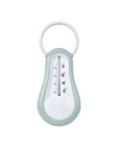 Beaba Bath Thermometer, Integrated Hanging Ring, Ergonomic Shape, Easy To Use, Easy Temperature Reading - Green/Blue