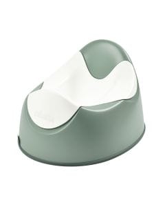 Beaba Ergonomic Training Potty Pot 18-36 Months, Ergonomic Design, Removable Bowl, Non-Slip Seal, Lightweight And Portable Design - Sage Green