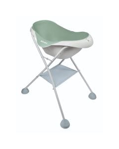 Beaba Camele'o 1st Age Bathtub, Non-Slip Matte Interior, Comfort And Stability, Ergonomic Design - Sage Green