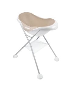 Beaba Camele'o 1st Age Bathtub, Non-Slip Matte Interior, Comfort And Stability, Comfortable And Ergonomic Design - Clay Earth