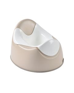 Beaba Ergonomic Training Potty Pot 18-36 Months, Ergonomic Design, Removable Bowl, Non-Slip Seal, Lightweight And Portable Design - Clay Earth