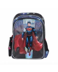 TRUCARE Superman Supercharge Backpack - 18-Inch Licensed Superhero School Bag for Kids & Adults 
