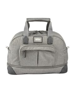 Beaba Amsterdam Changing Bag, Comfortable And Removable Padded Changing Mat, Removable Strap - Heather Gray