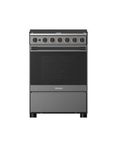 Toshiba 60x60 Gas Cooking Range, 4 SABAF Burners, Cast Iron Support, Full Safety | Black | TBA-24BMG4G089KS