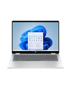 HP 14-Inch OmniBook 5 Flip 2-in-1 Laptop - Intel Processor, 16GB RAM, 512GB SSD, Windows 11, English & Arabic Keyboard | Silver - C2BE0EA