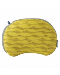 Therm-a-Rest Airhead Camping and Travel Pillow, Regular 11 x 15.5 Inch, Yellow Mountains, Lightweight Outdoor Cushion