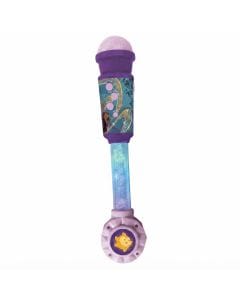 Lexibook Disney Wish Luminous Microphone for Kids, Musical Toy with Built-in Speaker, Multicolor Purple