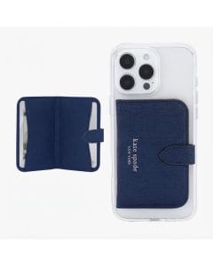 Kate Spade New York Morgan Magnetic Phone Wallet for MagSafe, Saffiano Leather Card Holder for Compatible iPhones