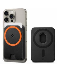 Spigen Valentinus Dual-Side MagFit+ Magnetic Wallet for iPhone 16–12 Series, Vegan Leather Card Holder