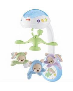 Fisher-Price Butterfly Dreams 3-in-1 Projection Mobile Crib Toy, Starlight Show, Soothing Music & Lights, Baby Sleep Toy