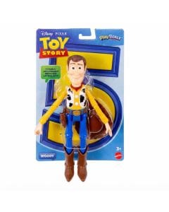 Mattel Disney Pixar Toy Story Woody Action Figure, 9.2-Inch Posable Cowboy Sheriff with Removable Hat & Accessories, Collectible Toy, Multicolor