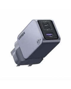 UGREEN Nexode Pro 65W GaN USB-C Charger, 3-Port Fast Wall Charging Adapter for MacBook Air, iPhone and Compatible Devices