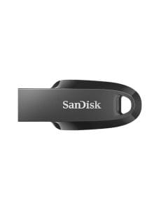 SanDisk Ultra Curve USB 3.2 Flash Drive 512GB with 100MB/s Read Speed, RescuePRO Deluxe Recovery, Keyring Loop & Secure Offline Storage | Black - 619659188023
