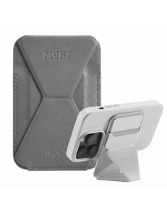 MOFT Snap Magnetic Phone Stand and MagSafe Wallet for iPhone 16–12 Series, 3 Viewing Modes and Card Storage